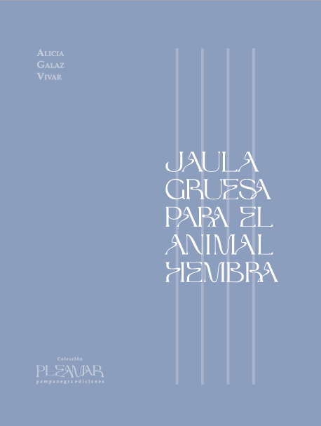 Jaula gruesa para el animal hembra
